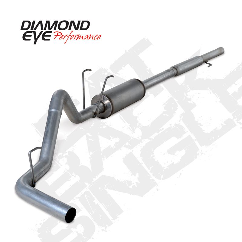 Dodge 1500 Performance Exhaust - Diamond Eye Performance - Catback Single 409 Stainless Steel - `06-`08